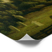 Chawton House and Church, 1809 Poster (Ecke)