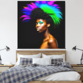 Chaya "Life" Leinwanddruck (Insitu (Schlafzimmer))