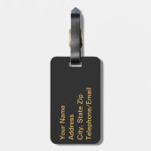 Chazak Ve'ematz Gepäckanhänger (Rückseite vertikal)