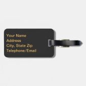 Chazak Ve'ematz Gepäckanhänger (Rückseite horizontal)