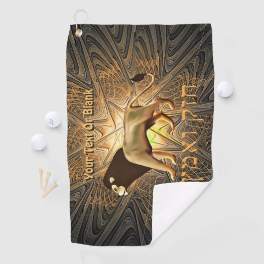 Chazak Ve'ematz Golfhandtuch (Insitu)