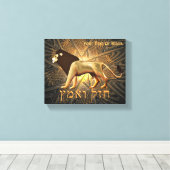 Chazak Ve'ematz Leinwanddruck (Insitu (Holzboden))