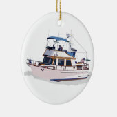 CHB DIESEL TRAWLER KERAMIK ORNAMENT (Rechts)