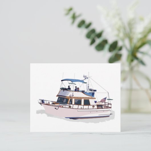 CHB DIESEL TRAWLER POSTKARTE (Stehend Vorderseite)