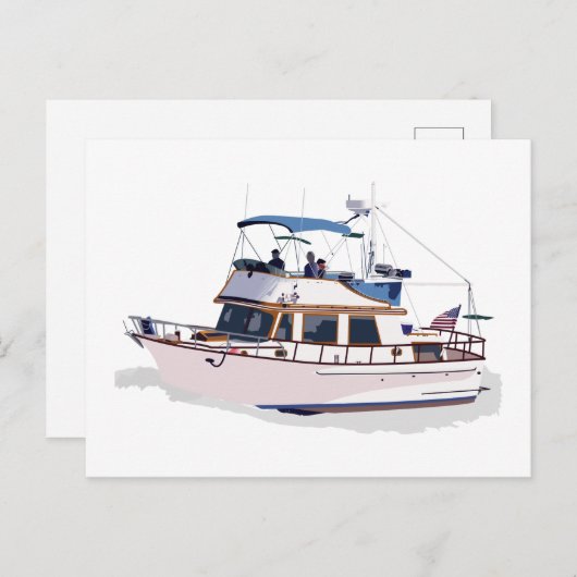 CHB DIESEL TRAWLER POSTKARTE (Vorne/Hinten)