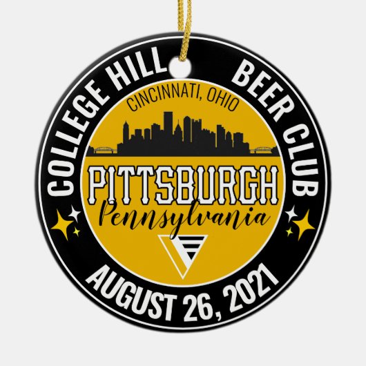 CHBC Pittsburgh Keramik Ornament (Vorne)