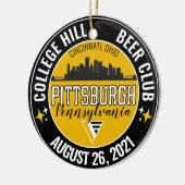 CHBC Pittsburgh Keramik Ornament (Links)