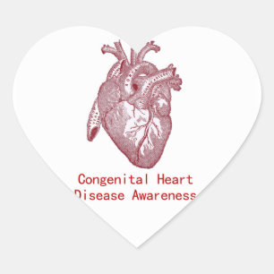 CHD-Aufkleber Herz-Aufkleber