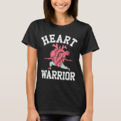 Chd Awareness Heart Disease Mom Warrior Support Su T-Shirt (Vorderseite)