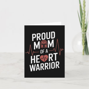 Chd Awareness Heart Disease Warrior Proud Warrior Karte