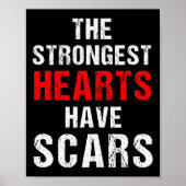 Chd Awareness Quotes About Congenital Heart Diseas Poster (Vorne)