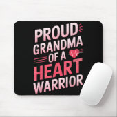 CHD-Bewusstsein Herzerkrankung Krieger Stolzer Kri Mousepad (Mit Mouse)