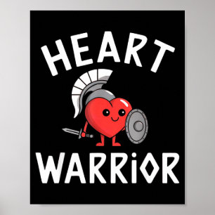 CHD-Bewusstsein Herzkrankheit Mutter Krieger Unter Poster