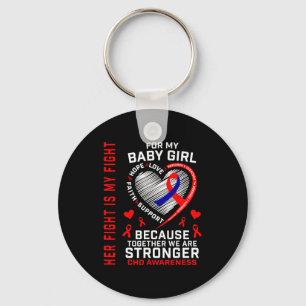 CHD-Bewusstseins-Baby-Mädchen-Tochter-Herzkrankhei Schlüsselanhänger