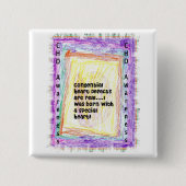 CHD Bewusstseins-Knopf Button (Vorderseite)