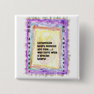 CHD Bewusstseins-Knopf Button