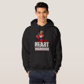 CHD Heart Confidence Caped Boy Hero Warrior Healed Hoodie (Vorne ganz)