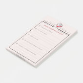 CHD Heartbeat Ernennung Nachbesprechung Post-it Klebezettel (angewinkelt)