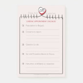 CHD Heartbeat Ernennung Nachbesprechung Post-it Klebezettel (Vorderseite)