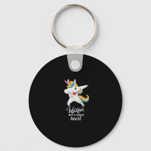 CHD Herz-Bewusstsein Geschenk Einhorn Krieger Gehe Schlüsselanhänger