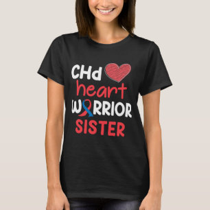 CHD Herzerkrankungen Krieger mit Stolz Geschwätzig T-Shirt