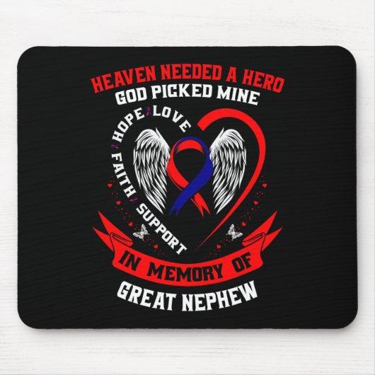 CHD-Herzkrankheit-Bewusstsein in Erinnerung an den Mousepad (Vorne)