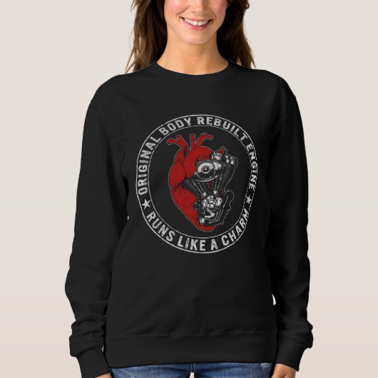 CHD Warrior Heart Surgery Original Rebuilt Engine  Sweatshirt (Vorderseite)