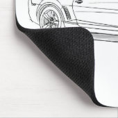 Che Camaro Bekehrter 2011 Mousepad (Ecke)