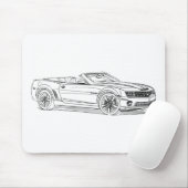 Che Camaro Bekehrter 2011 Mousepad (Mit Mouse)