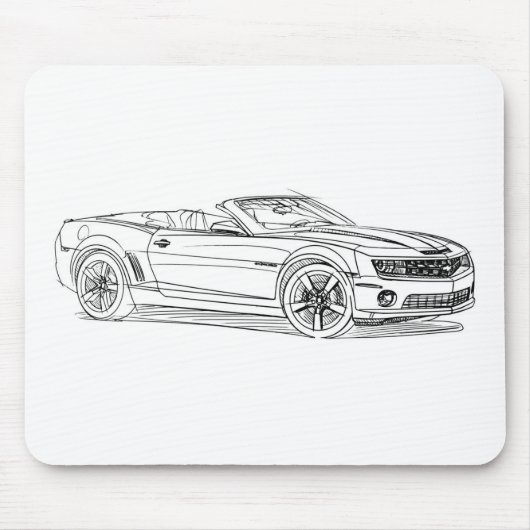 Che Camaro Bekehrter 2011 Mousepad (Vorne)