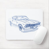Che Chevelle 1969 SS Mousepad (Mit Mouse)