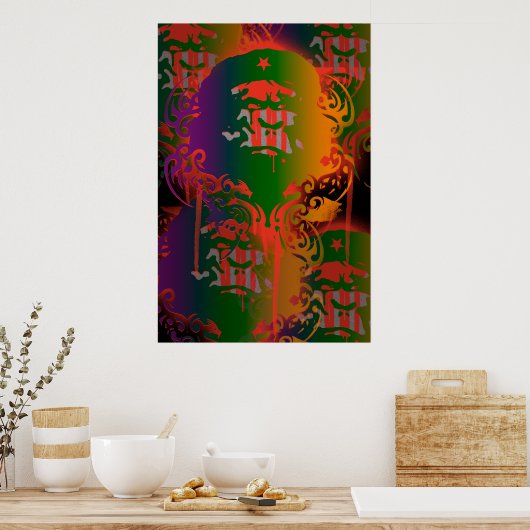 Che Gorilla Poster (Küche)