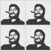 Che Guevara, Comandante, Revolution, Kuba, Havanna Aufkleber (Vorderseite)