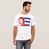 Che Guevara Cuban Flag T-Shirt (Vorne ganz)