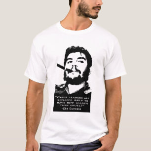 Che Guevara, der eine kubanische Zigarre kein T-Shirt