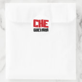 Che Guevara Design Runder Aufkleber (Tasche)