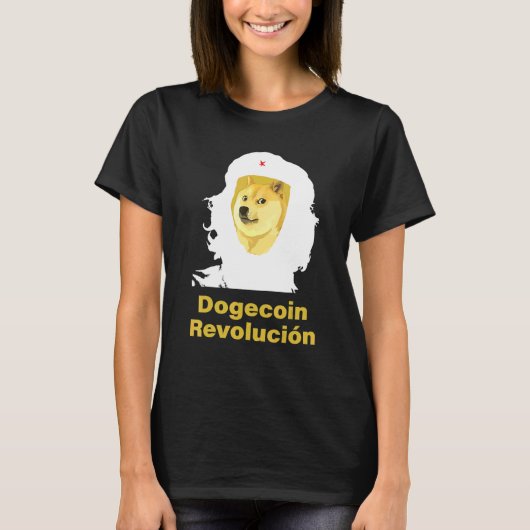 Che Guevara Dogecoin Revolution T-Shirt (Vorderseite)