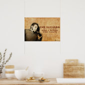 Che Guevara - Kritiker des Kapitalismus Poster (Küche)