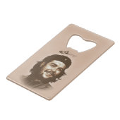 Che Guevara-Lächeln "Beifall " Geldbeutel Flaschenöffner (Vorderseite Schrägansicht)