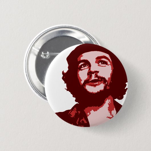 che guevara Lächeln Button (Vorne & Hinten)