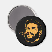 Che Guevara mit Cigar Portrait Magnet (Vorderseite/Rückseite)