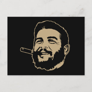 Che Guevara mit Cigar Portrait Postkarte