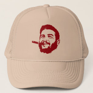 Che Guevara mit Zigarren-Porträt-Hut Truckerkappe