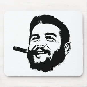 Che Guevara mit Zigarren-Porträt Mousepad