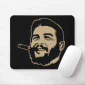 Che Guevara mit Zigarren-Porträt Mousepad (Mit Mouse)