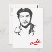 Che Guevara Postkarte (Vorne/Hinten)