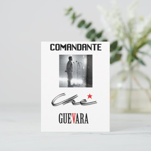 Che Guevara Postkarte (Stehend Vorderseite)