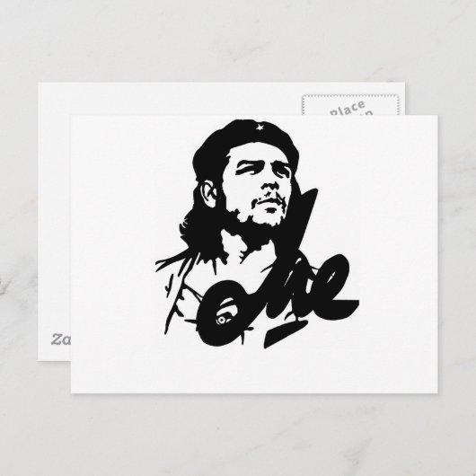 che guevara postkarte (Vorne/Hinten)