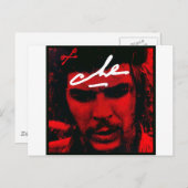 Che Guevara Postkarte (Vorne/Hinten)