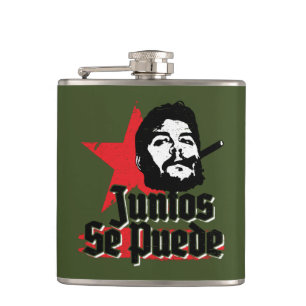 Che Guevara Revolutionär Zitat Juntos Se Puede Flachmann